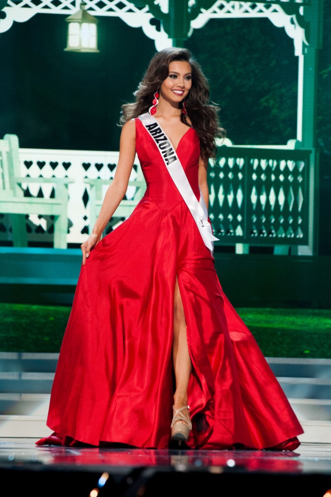 Maureen Montagne, Miss Arizona USA 2015, competes in her Sun Kitten swimwear and Chinese Laundry shoes during the preliminary competition of the 2015 MISS USA pageant at the Baton Rouge River Center on Wednesday, July 8th. The 2015 Miss USA contestants are touring, filming, rehearsing and preparing to compete for the D.I.C. Crown in Baton Rouge, Louisiana. Tune in to the Reelz telecast at 8:00 PM ET on July 12, 2015 live from the Baton Rouge River Center to see who will be crowned Miss USA 2015. HO/Miss Universe Organization L.P., LLLP
